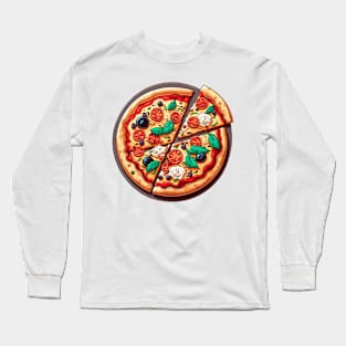 Pizza Plate Long Sleeve T-Shirt